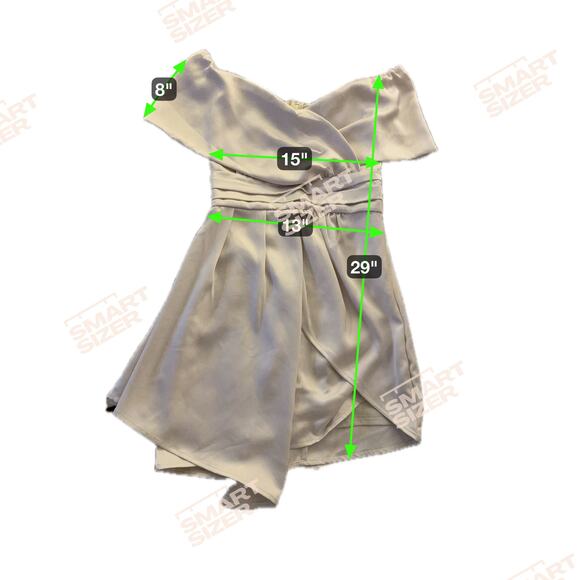 Stunning Lulus White Dress Size Small - Picture 4 of 5